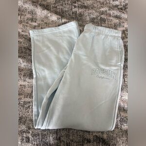 PacSun Light Blue Wide Leg Sweatpants Girls size XXL